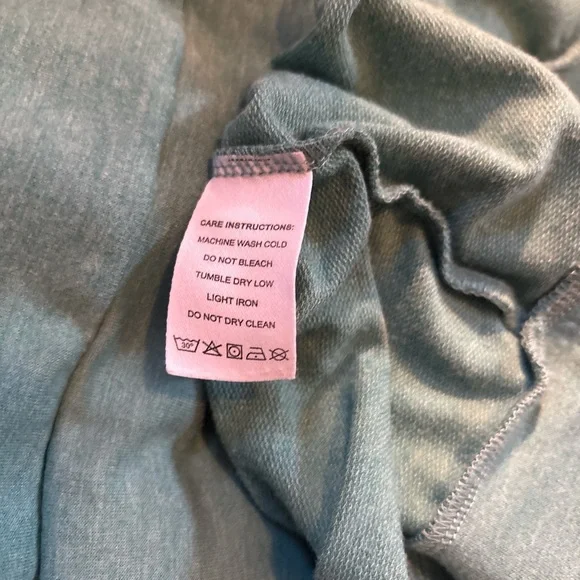 Wanakome Sweatshirt Hooded Pullover 1/2 Zip Long Sleeve Green Women’s Sz XL - Picture 5 of 5